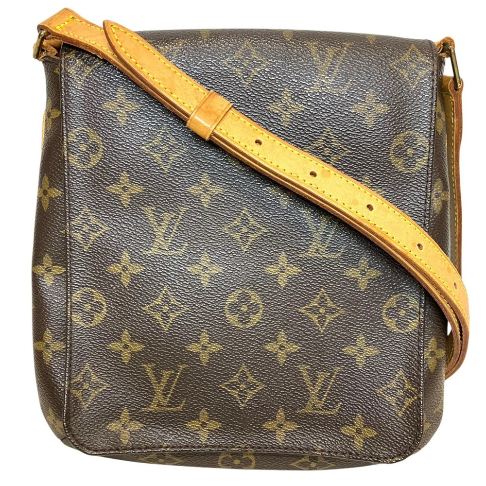 LOUIS VUITTON Brown Monogram Canvas Shoulder Bag